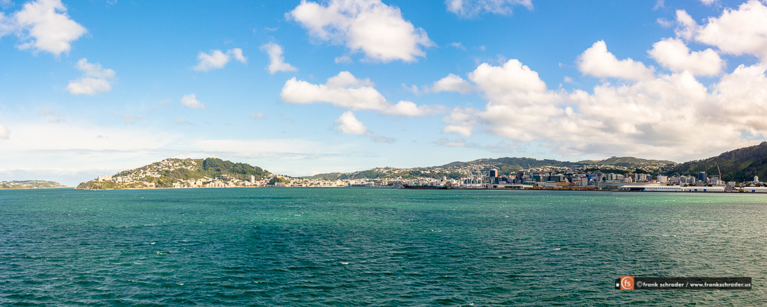 Approaching Wellington with the Ferry