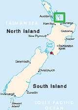 Coromandel Region on the North Island of New Zealand