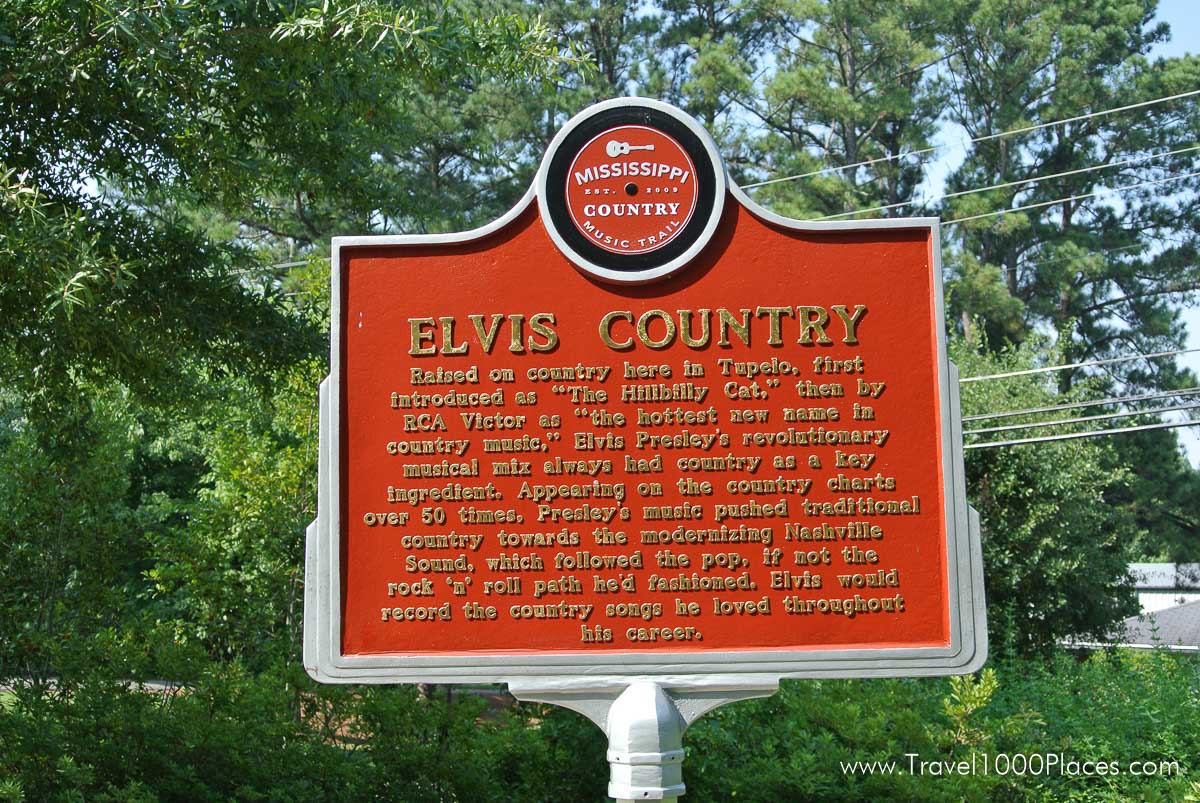 Elvis Birthplace in Tupelo, Mississippi, USA