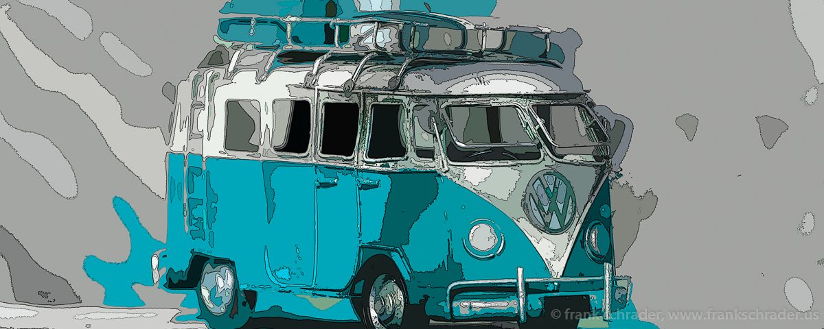 VW Bus became a symbol for the Hippie era and Woodstock Nation