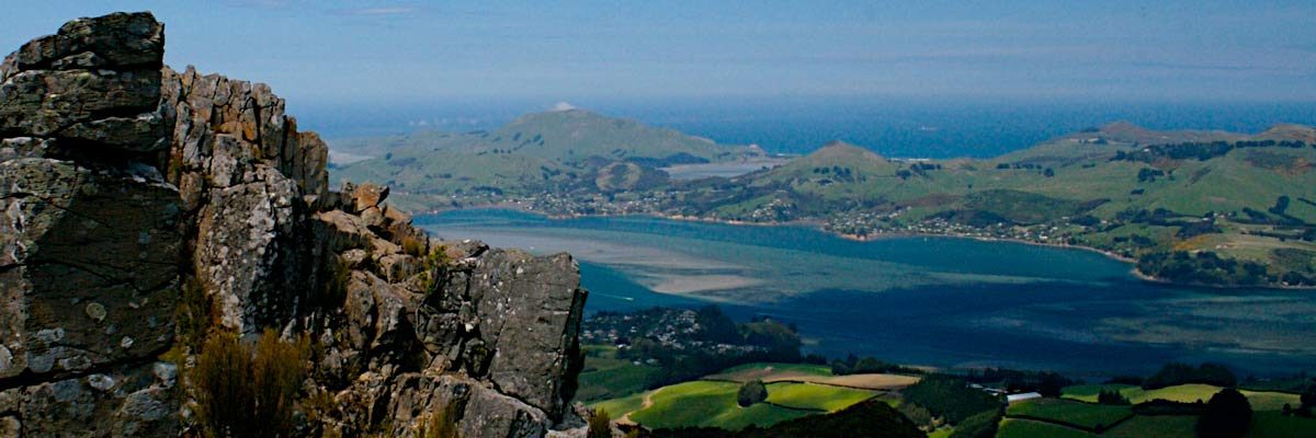 Peninsula seen from Port Chalmers, New Zealand (photo: Tourism Dunedin)