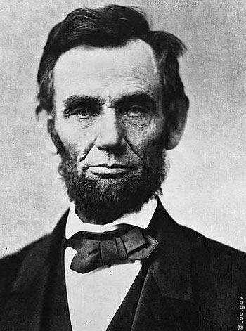 Portrait Abraham Lincoln, 16th President of the United States