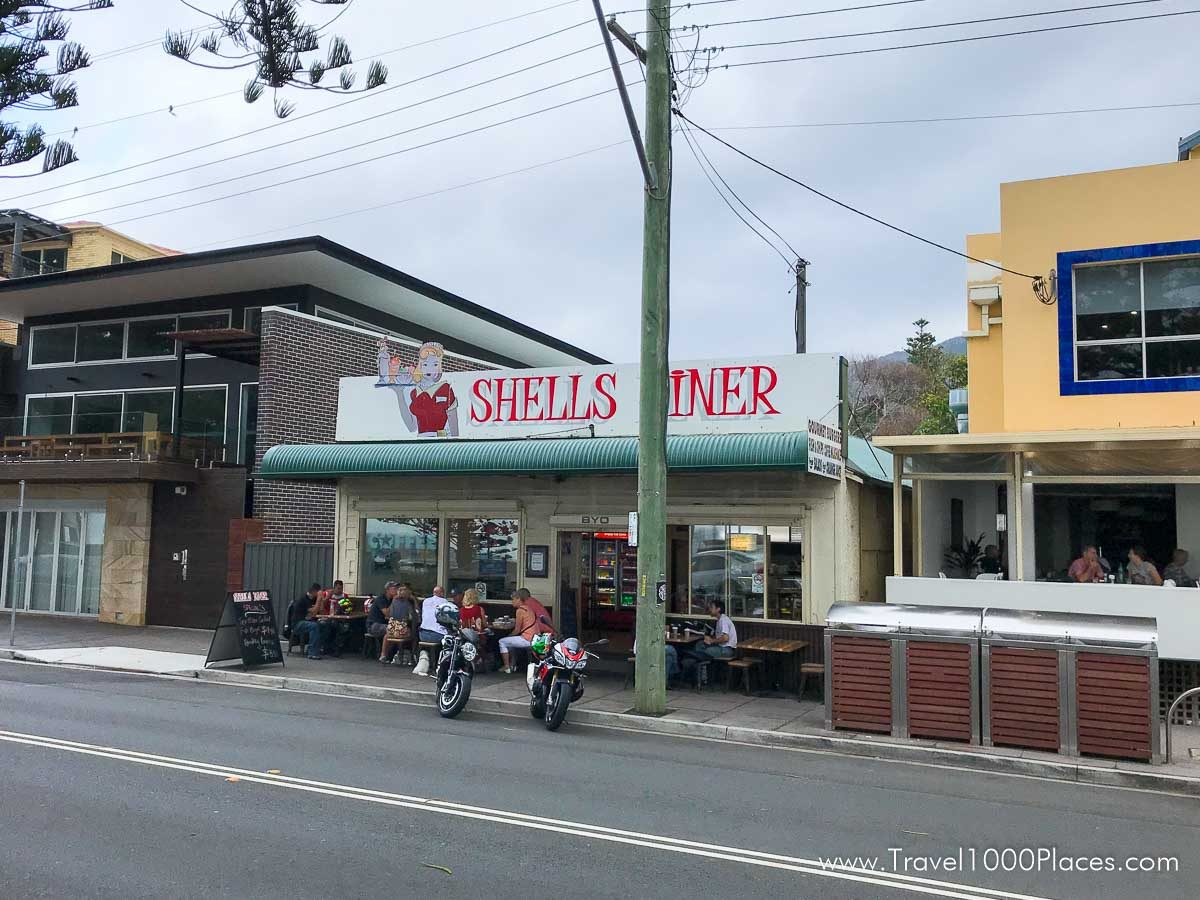 Shells Diner in Austinmer, NSW, Australia
