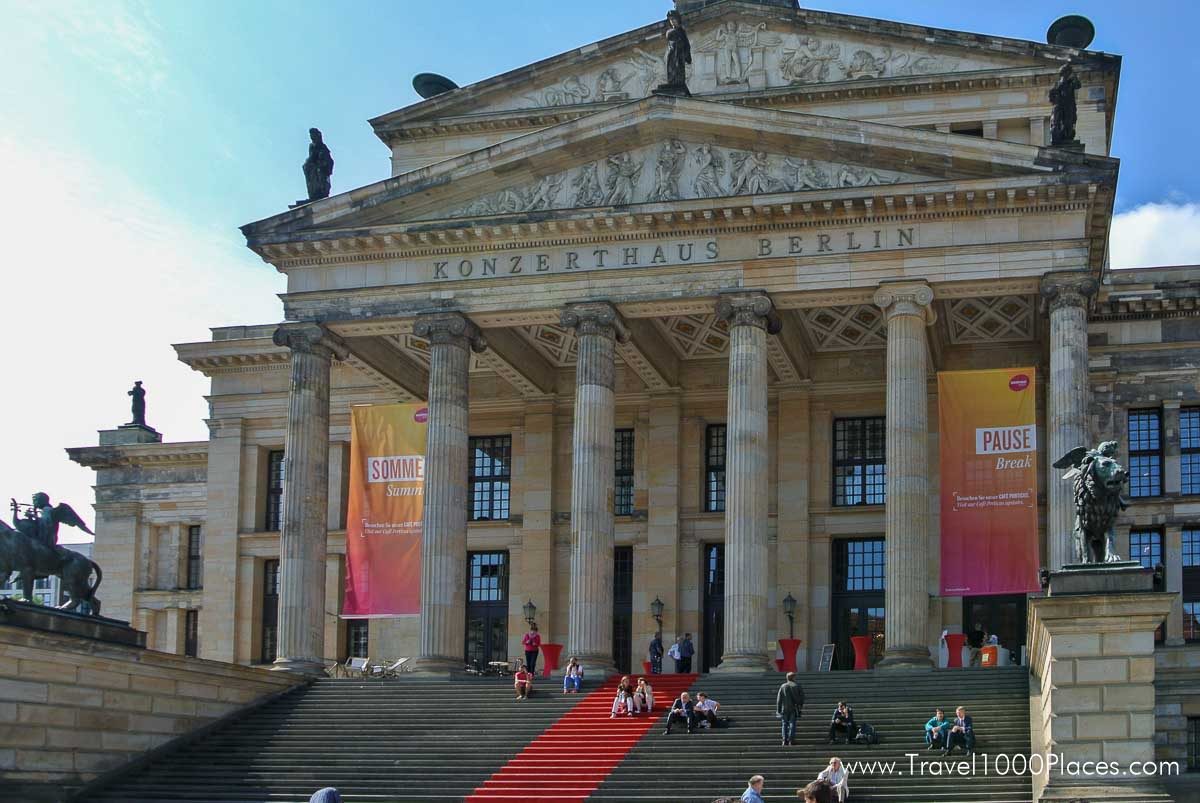 Konzerthaus Berlin at Gendarmenmarkt Berlin, Germany - the most beautiful square in Berlin