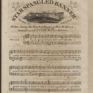 Star Spangled Banner, music sheet [Library of Congress]