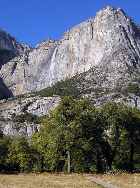 Upper Yosemite Fall and Boardwalk through Cook's Meaadow, Yosemite National Park, California, USA [photo: NPS]