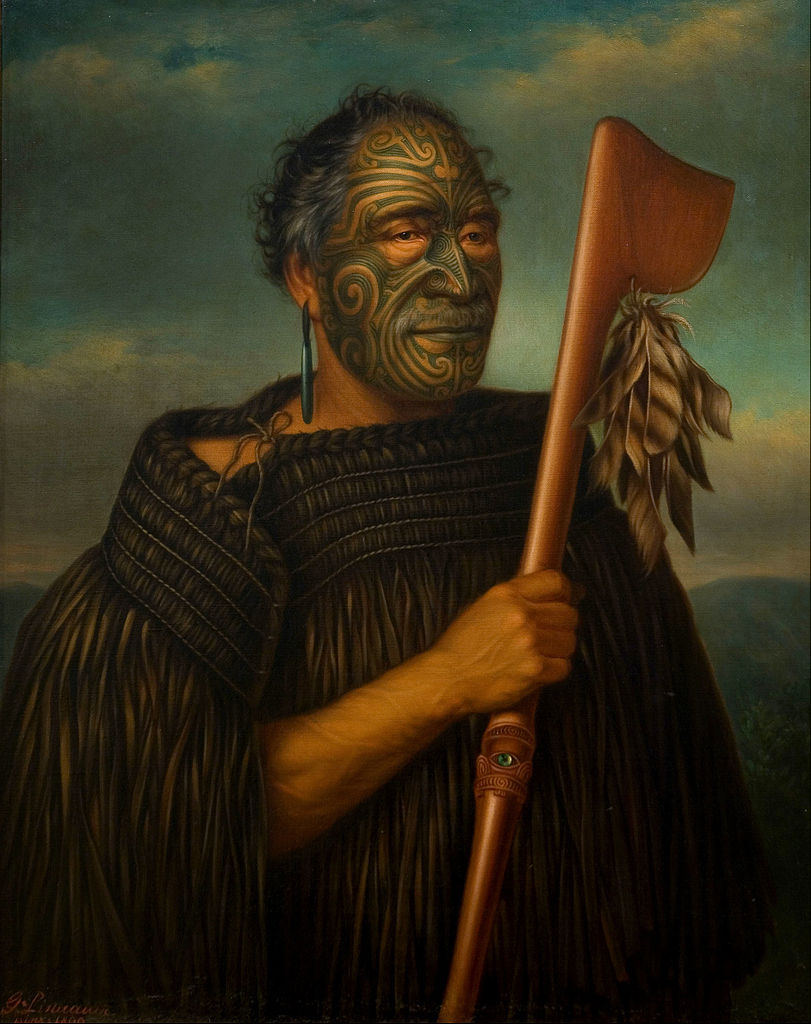 Portrait of Tāmati Wāka Nene by Gottfried Lindauer (1890) [Gottfried Lindauer, Public domain, via Wikimedia Commons]