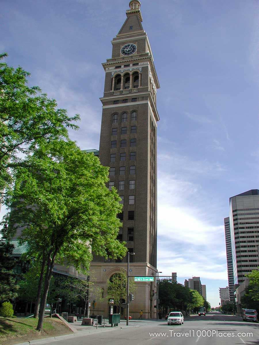 Daniels and Fisher Clock Tower, 16th St Mall, Denver, Colorado, USA