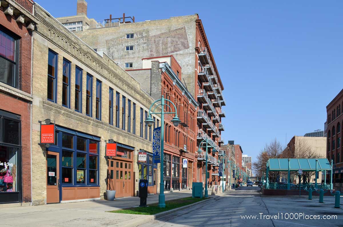 Historical Third Ward District, Milwaukee, Wisconsin, USA