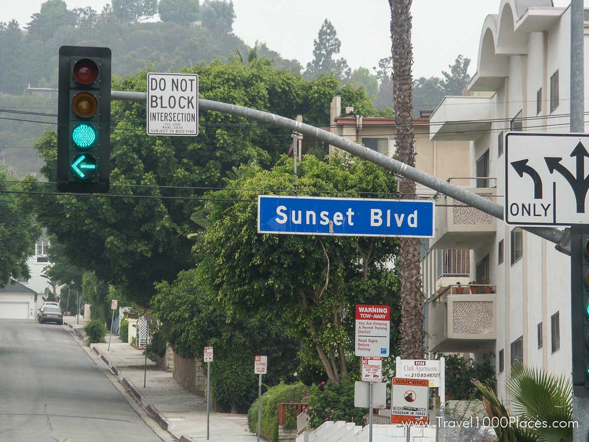 West Hollywood Sunset Strip, Los Angeles, California, USA