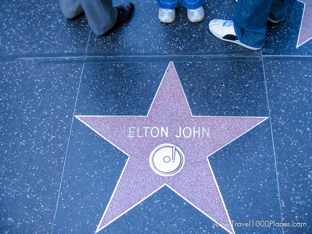 Walk of Fame in Hollywood, Los Angeles, California
