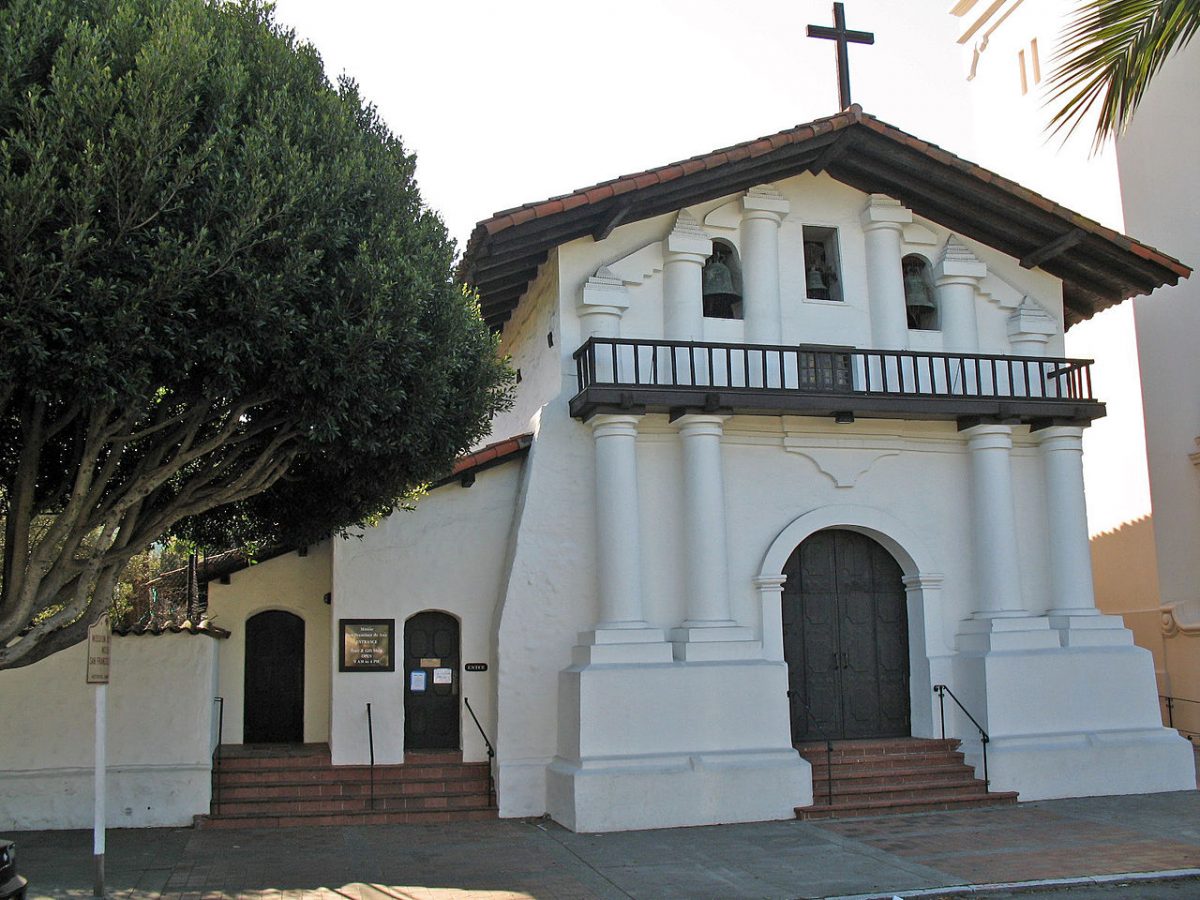 Mission San Francisco de Asis (Mission Dolores), 320 Dolores St, San Francisco, California, USA. [Sanfranman59, CC BY-SA 3.0 https://creativecommons.org/licenses/by-sa/3.0, via Wikimedia Commons]