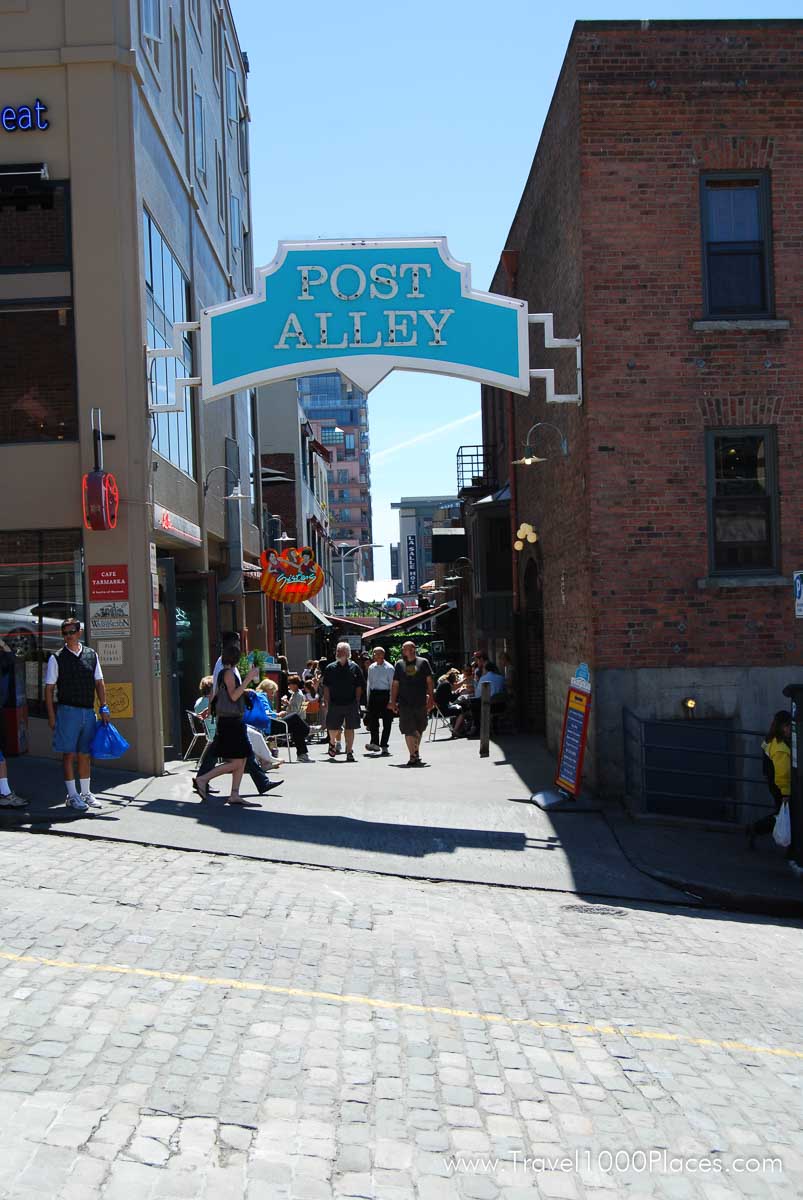 Seattle Post Alley (remember Bubble Gum Wall?)