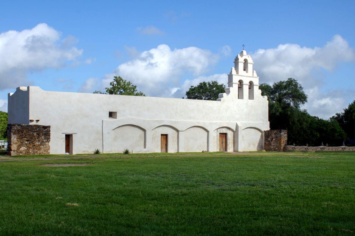Mission San Juan Capistrano after major preservation and restoration in 2013 by the Archdiocese of San Antonio. [photo: NPS]
