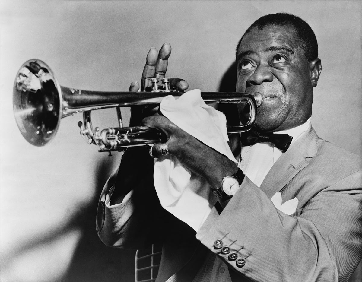 Louis Armstrong, 1953 (Library of Congress Archives, World-Telegram staff photographer [Public domain])