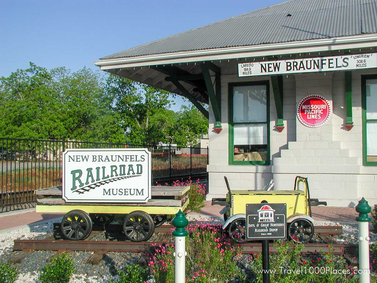 Railroad Museum, New Braunfels, Texas, USA