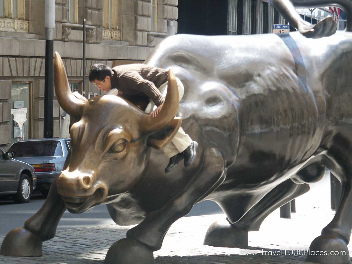 Wall Street Bull -- NYC Financial District (located at 26 Broadway)